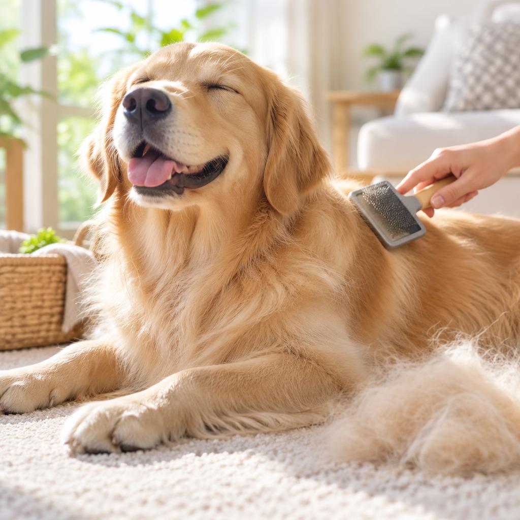 毛玉をほどけば、愛犬の毎日はもっと軽やか。今日から始める、やさしいブラッシング習慣。