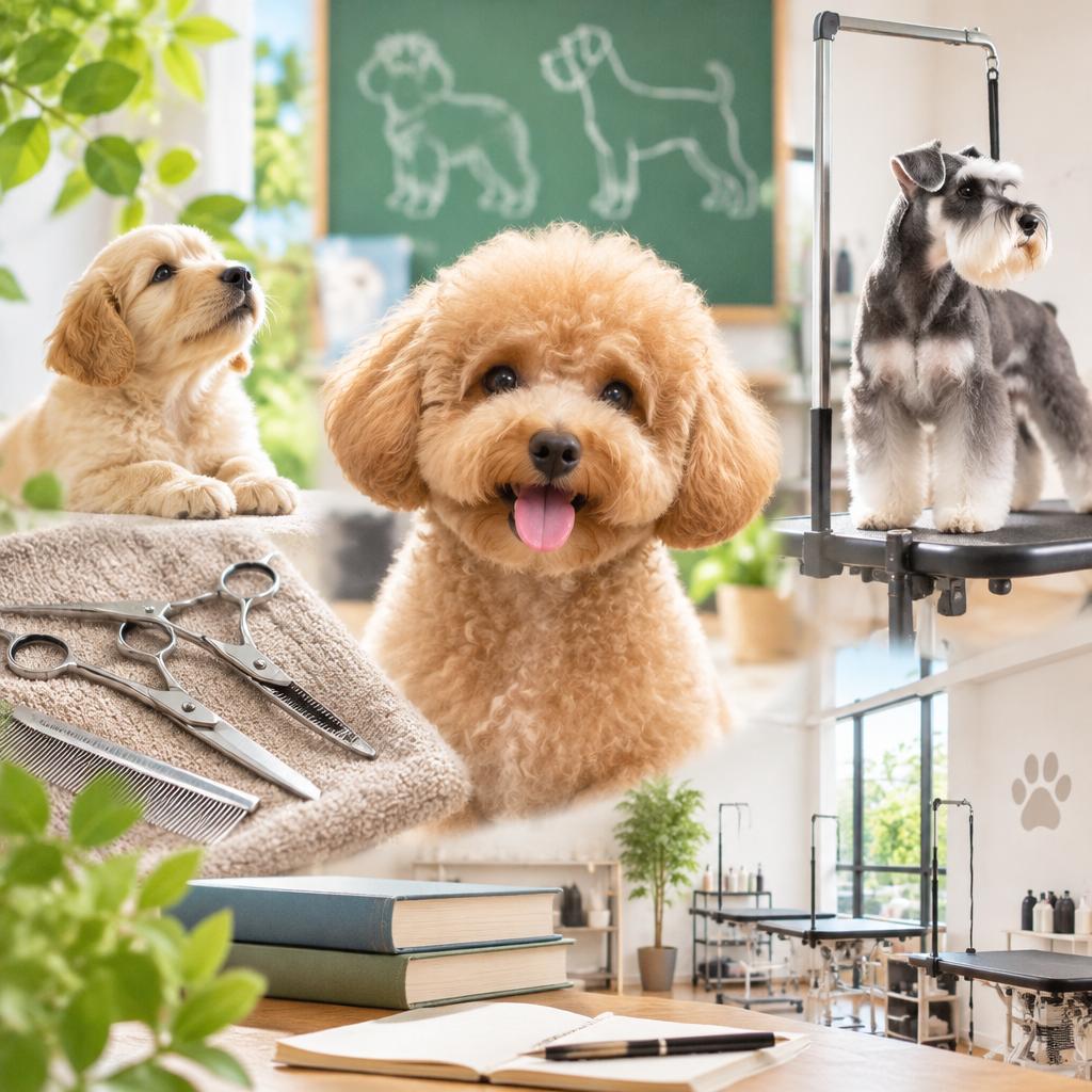 犬を想う気持ちが、確かな技術に変わる。小学生からプロまで学べる、グラスプグルーミングスクール。