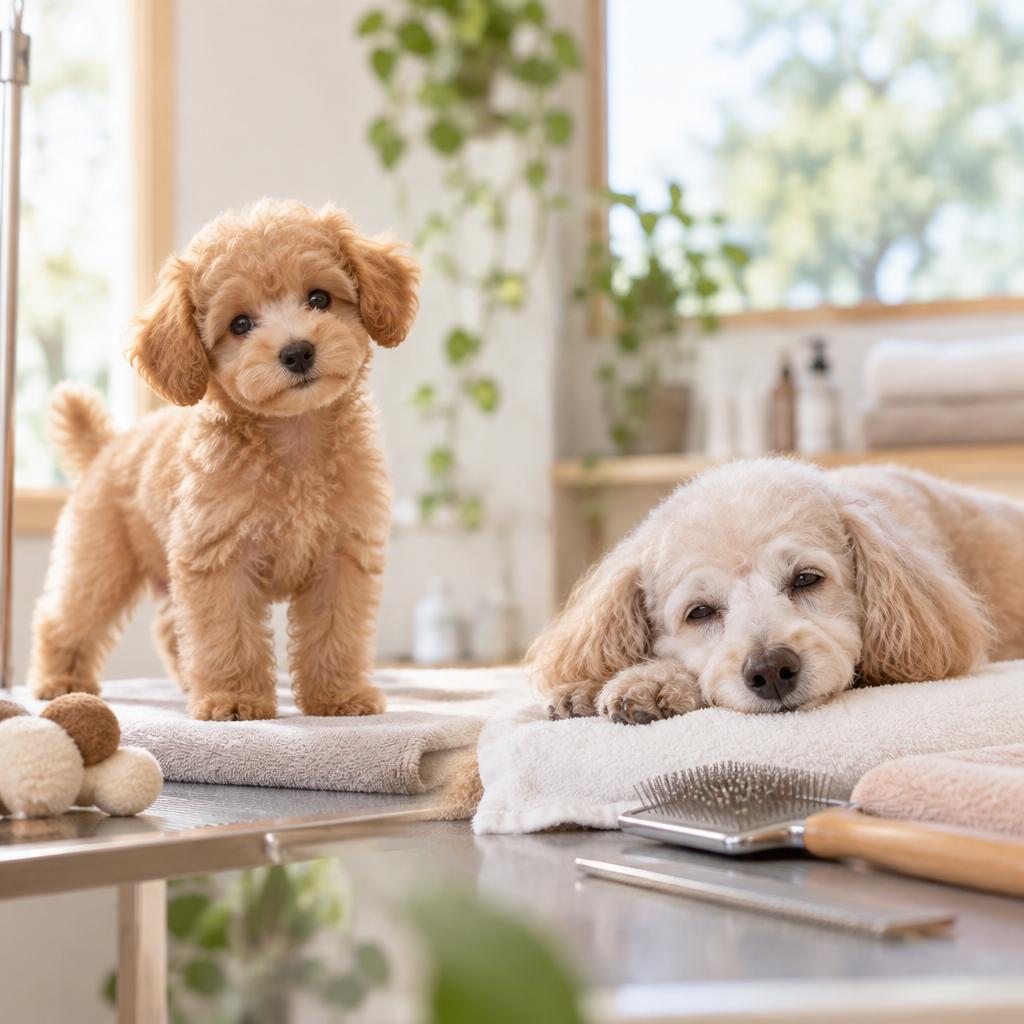 はじめての一歩も、年齢を重ねた毎日も。愛犬のペースに寄り添うトリミング。
