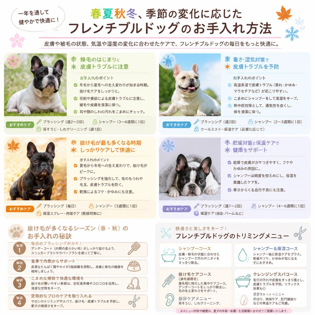 季節ごとのお手入れ方法