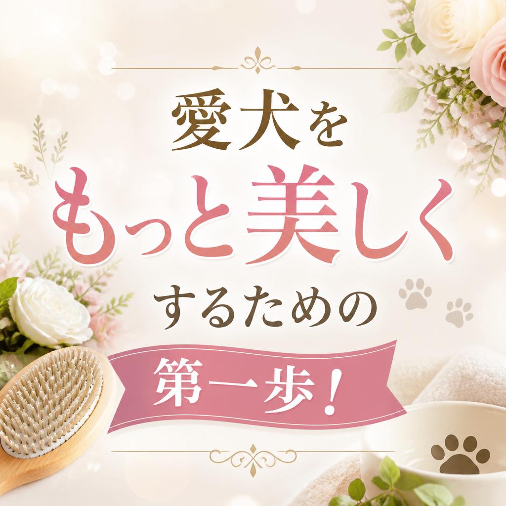 愛犬をもっと美しくするための第一歩！
