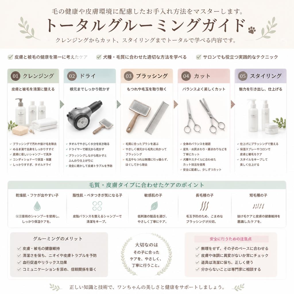 愛犬に必要なお手入れテクニック