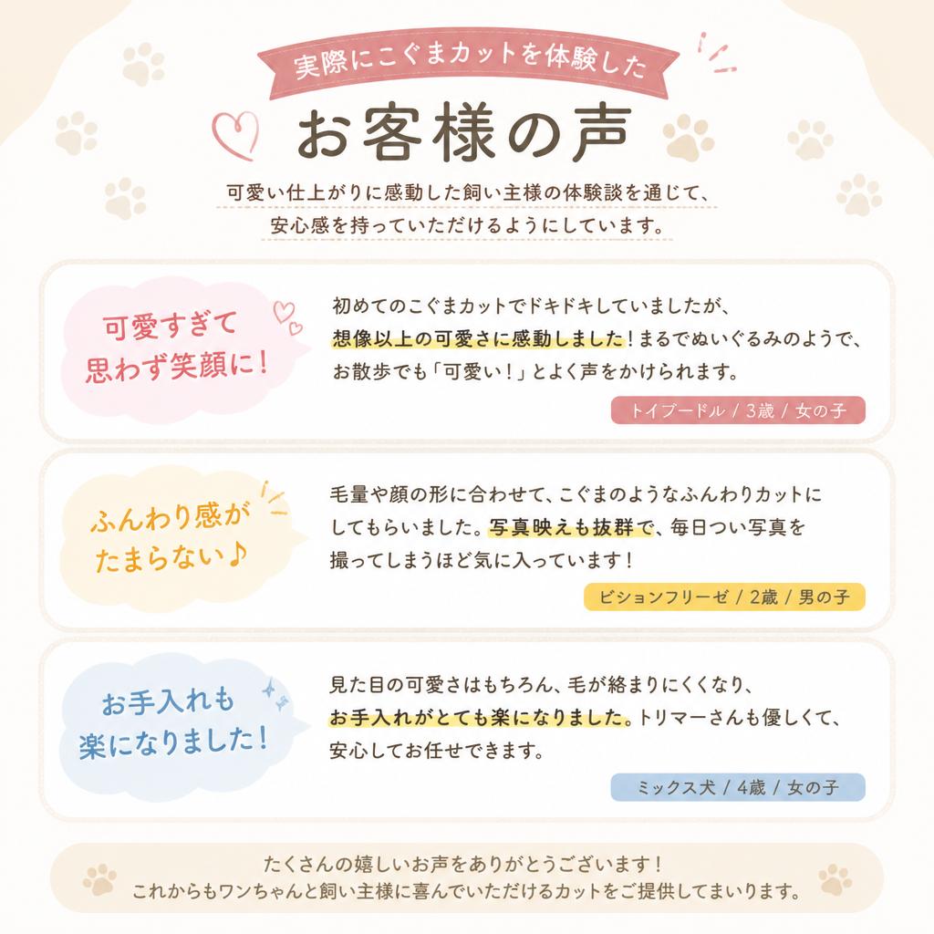 お客様の声