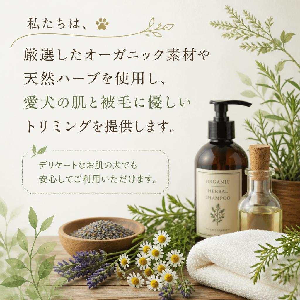 愛犬にやさしい素材