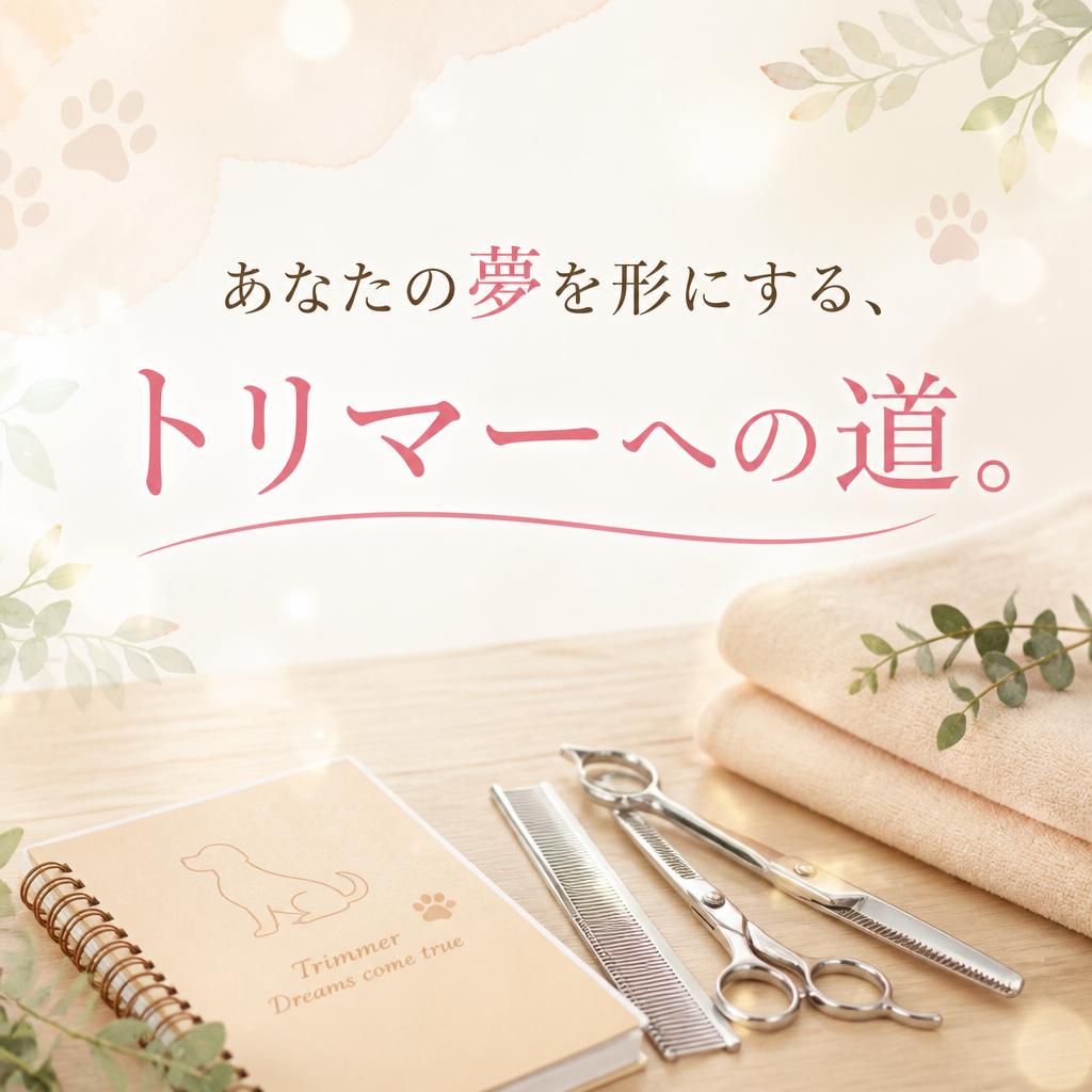 あなたの夢を形にする、トリマーへの道。
