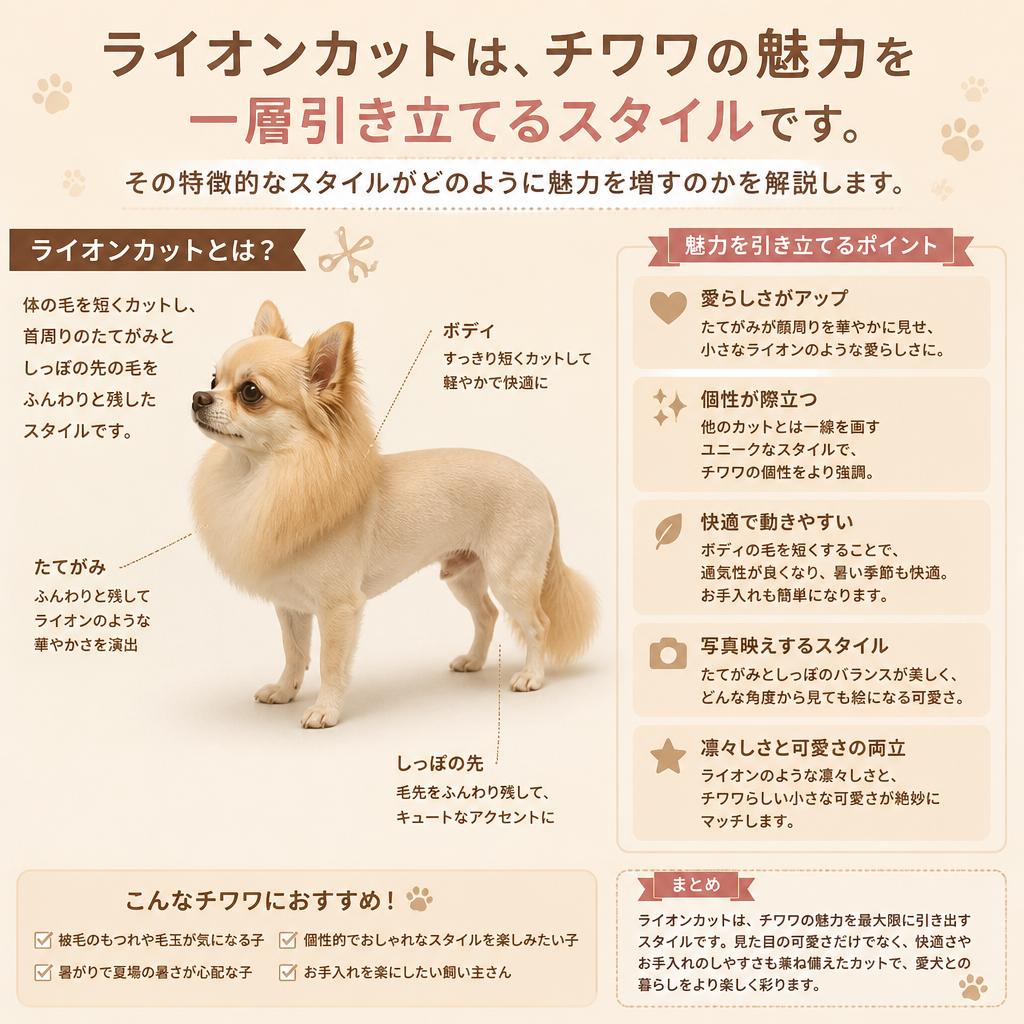 ライオンカットの魅力
