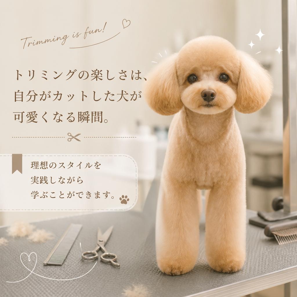 可愛い犬のカットを楽しむ