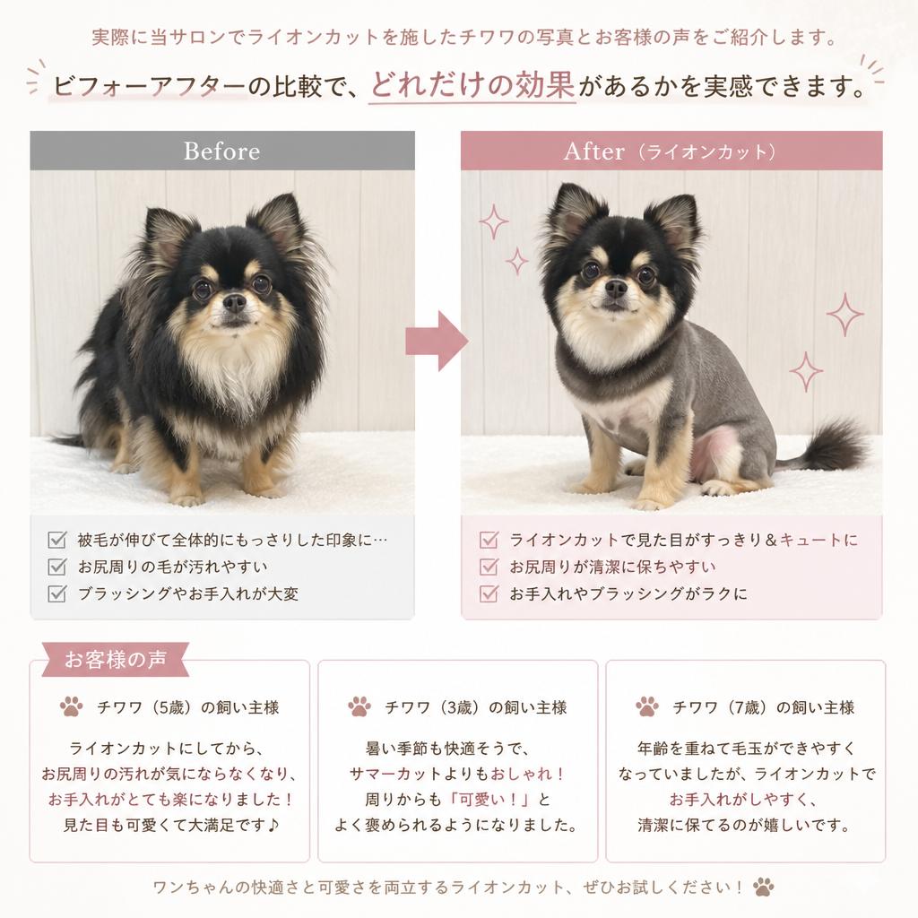 お客様の声とビフォーアフター