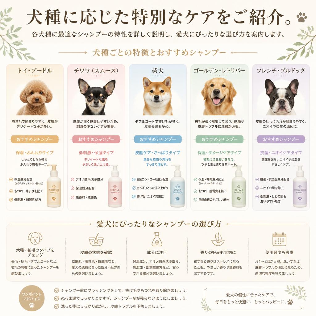 犬種別ケアの提案