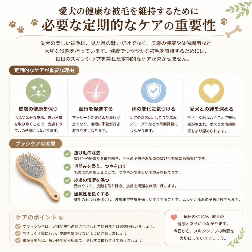 健康管理と毛艶アップの重要性