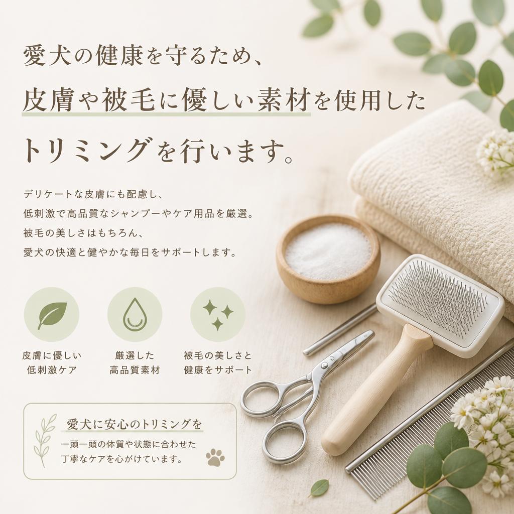 健康を第一に考えたグルーミング