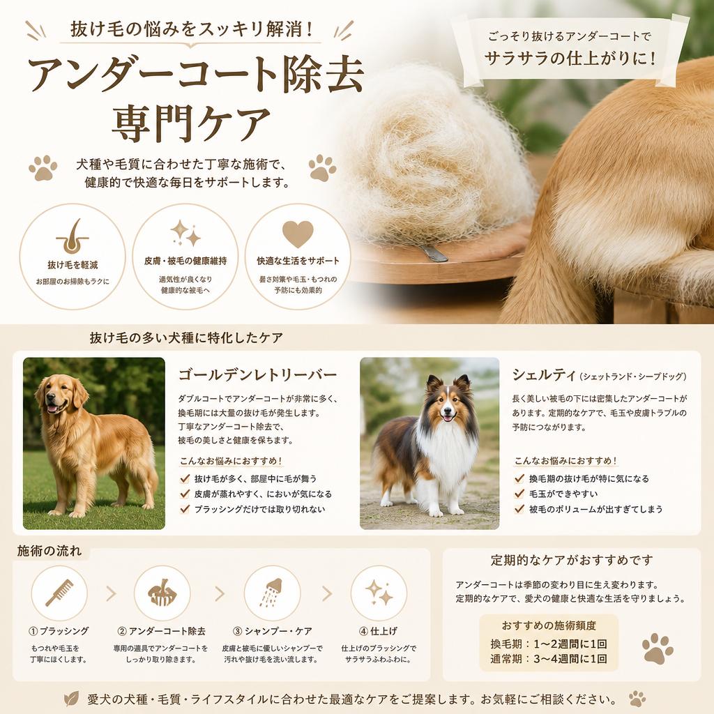 愛犬に合った施術の提案